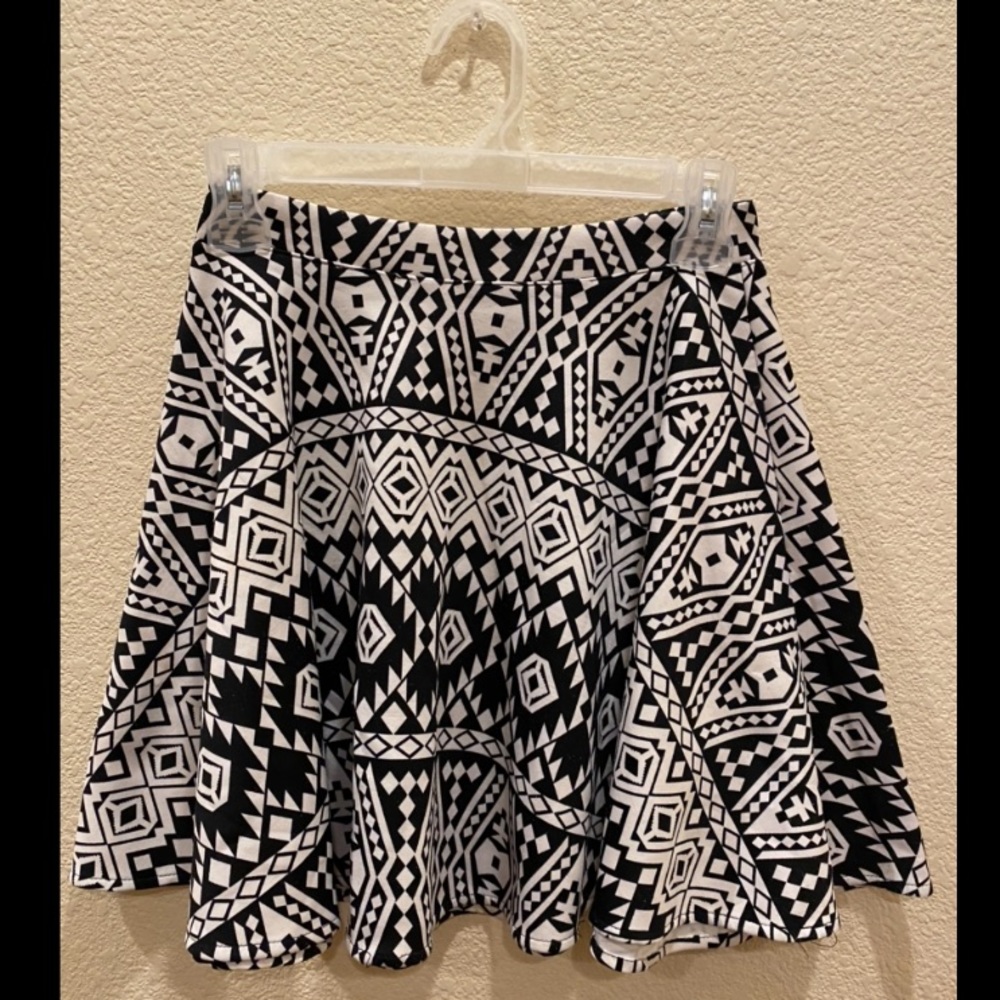 Black and white skirt